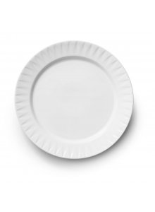 Talerz Coffee & More, biały 27 cm