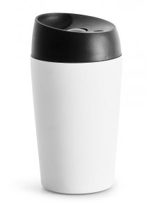 TRAVEL KUBEK Z ZAMKNIĘCIEM, BIAŁY 240 ML