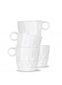 PIKNIKOWY KUBEK BIAŁY, 4-PAK 200 ML