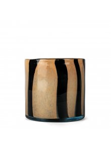 ŚWIECZNIK / WAZON CALORE CURVE M, BEŻOWY / CZARNY