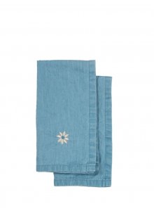 EDEN ŚCIERECZKA KUCHENNA DENIM, ZESTAW 2 SZT., NIEBIESKI