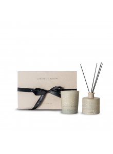 ZESTAW ŚWIECZKA I DYFUZOR LUSCIOUS BLOOM 