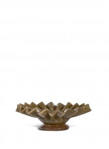 Miska LORI M, zielony / beżowy