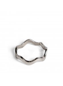 OBRĄCZKI NA SERWETKI ANNA, 4-PAK SREBRNE