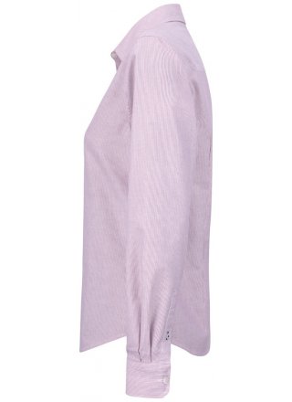 BURGUNDY/WHITE STRIPE