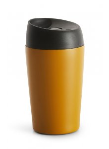 Travel kubek z zamknięciem, ż&oacute;łty 240 ml