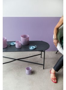 Świecznik / Wazon CALORE M, lawendowy