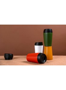 Travel kubek z zamknięciem, zielony 240 ML