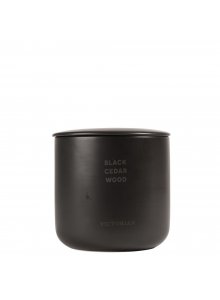 Świeca zapachowa Black Cedar wood 12x12cm