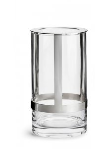 Wazon / Lampion Hold, srebrny